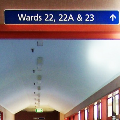 hospital ward sign