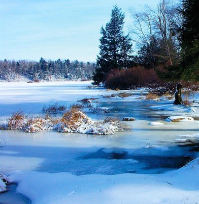 frozen lake