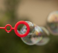 Bubbles Are Entertaining For Young Children
