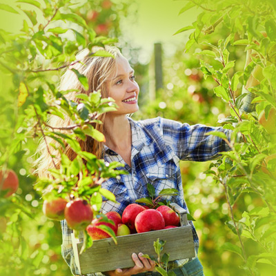 Teen-in-a-garden